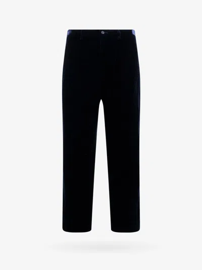 Giorgio Armani Men Velvet Trouser In Black