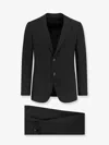 Giorgio Armani Soho Line Single-breasted Suit In Wool And Cashmere In Blue