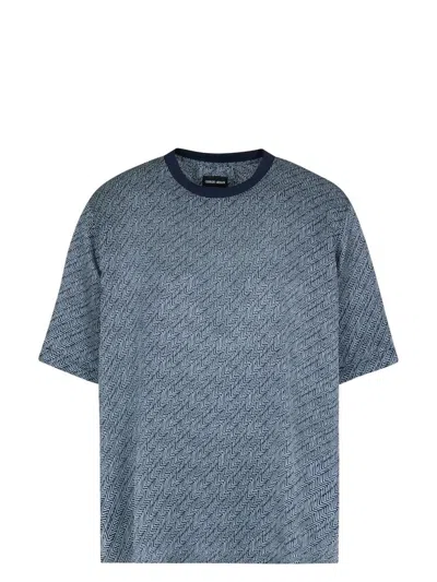 GIORGIO ARMANI MEN'S VISCOSE SHIRT