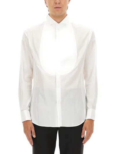 GIORGIO ARMANI GIORGIO ARMANI MEN COTTON TUXEDO SHIRT