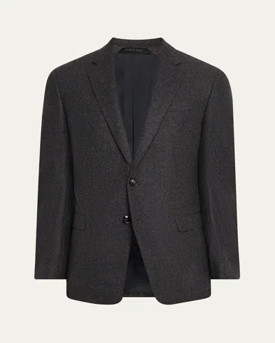Giorgio Armani Men's Wool And Cashmere Soft Sport Coat In Black