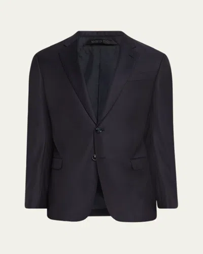 Giorgio Armani Men's Wool And Cashmere Soft Two-piece Suit In Black