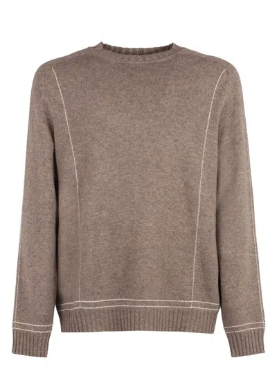 GIORGIO ARMANI MEN'S WOOL AND CASHMERE SWEATER