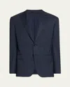 Giorgio Armani Men's Wool And Silk Chambray Two-piece Suit