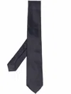 Giorgio Armani Men Woven Jacquard Tie In Blue