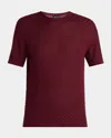 Giorgio Armani Short-sleeved Crew-neck Jumper In Cashmere And Silk