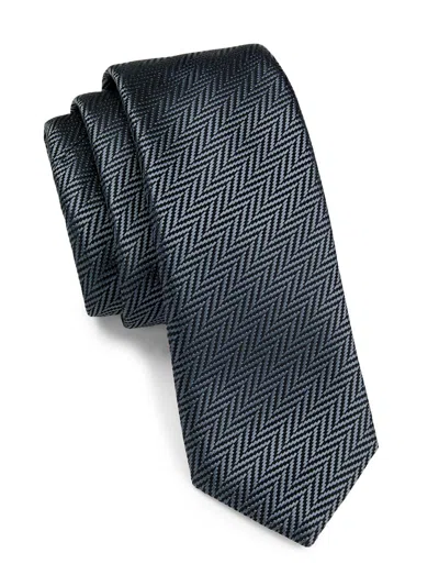 Giorgio Armani Men's Woven-effect Silk Jacquard Tie