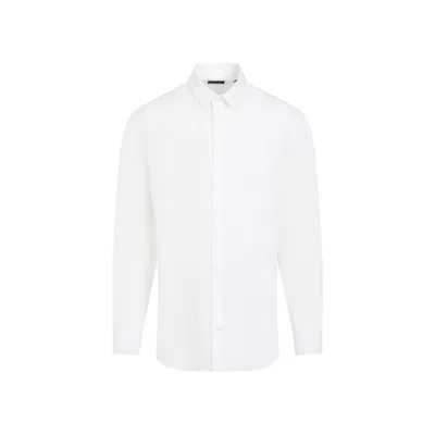 Giorgio Armani Mens White Linen Shirt For Summer 2024