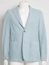 Giorgio Armani Mesh Sports Jacket In Blue