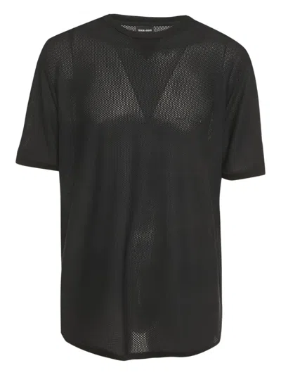 Pre-owned Giorgio Armani Mesh T-shirt In Black