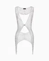 Giorgio Armani Mesh Top With Bead Embroidery