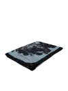 Giorgio Armani Meteora Silk Scarf In Light Blue In Blue