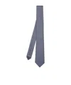 Giorgio Armani Micro-dot Tie In Blue