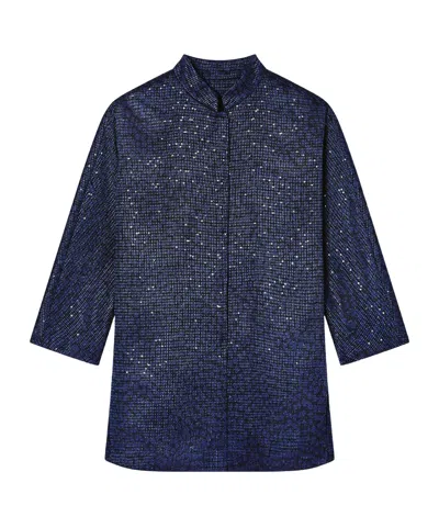 Giorgio Armani Mid-length Sleeve Jacket In Blue