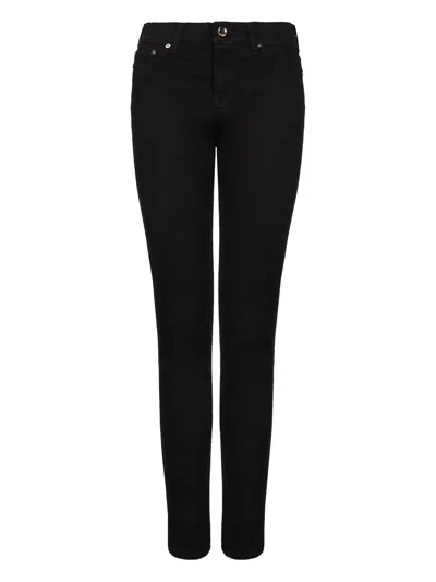 Giorgio Armani Mid-rise Skinny Jeans In Black