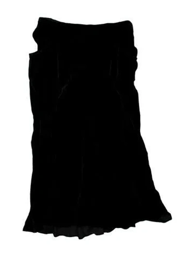 Pre-owned Giorgio Armani Midi Length Skirt In Black