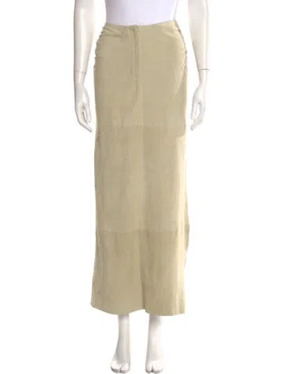 Pre-owned Giorgio Armani Midi Length Skirt In Neutral