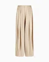 Giorgio Armani Midi Skirt In Double-sided Silk Satin