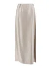 Giorgio Armani Silk Skirt With Split