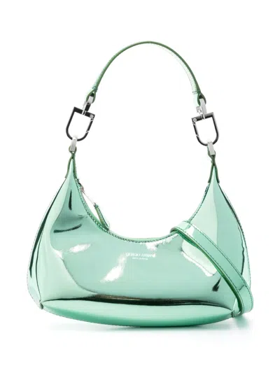 Giorgio Armani Mini La Prima Shoulder Bag In Green
