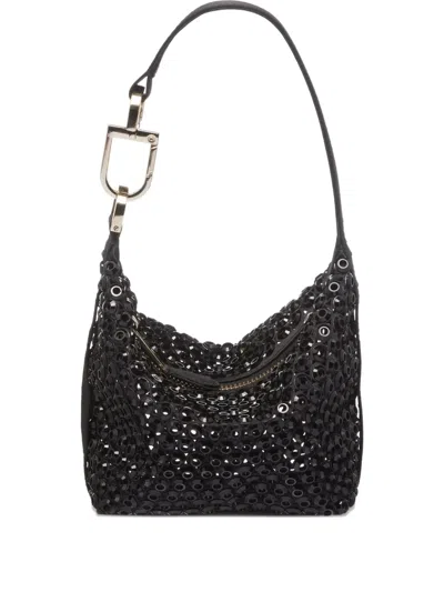 Giorgio Armani Mini La Prima Soft Tote Bag In Black