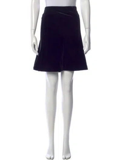Pre-owned Giorgio Armani Mini Skirt In Black