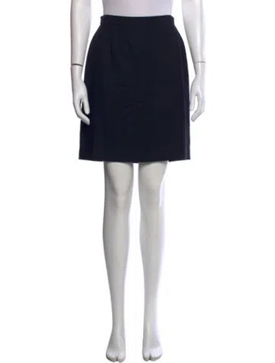 Pre-owned Giorgio Armani Mini Skirt In Black