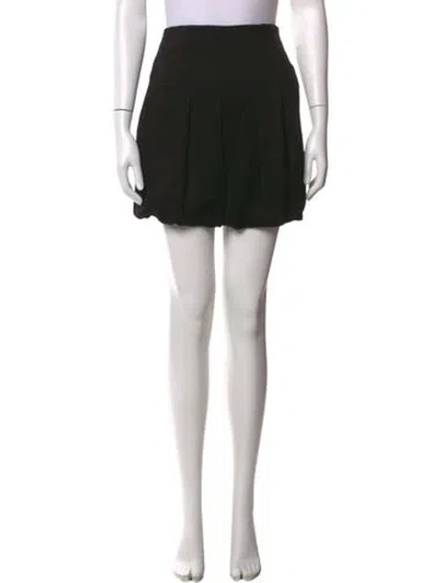 Pre-owned Giorgio Armani Mini Skirt In Black