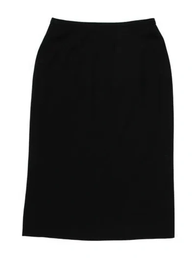 Pre-owned Giorgio Armani Mini Skirt In Black
