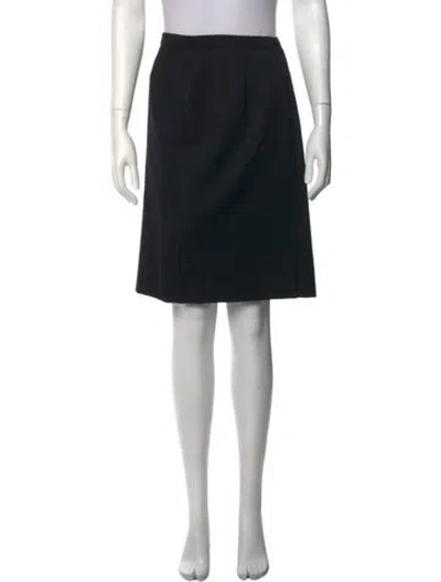 Pre-owned Giorgio Armani Mini Skirt In Black