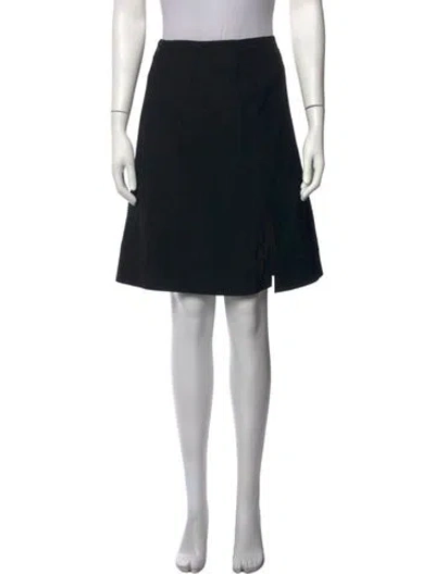 Pre-owned Giorgio Armani Mini Skirt In Black