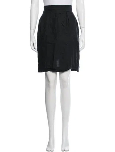 Pre-owned Giorgio Armani Mini Skirt In Blue