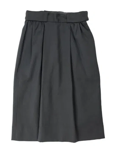 Pre-owned Giorgio Armani Mini Skirt In Gray