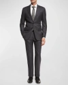 GIORGIO ARMANI MNE'S BASIC WOOL TWO-PIECE SUIT