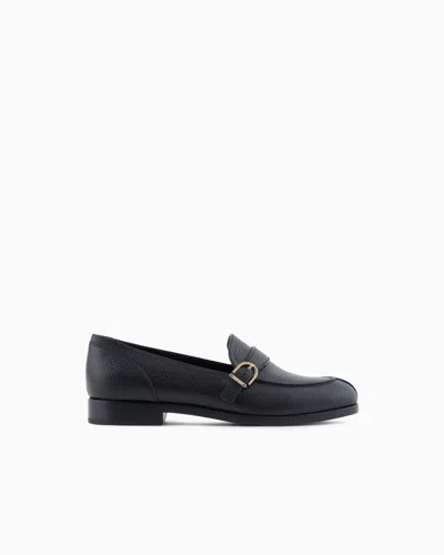Giorgio Armani Mocassins En Cuir De Veau