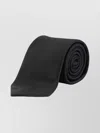 Giorgio Armani Silk Tie With 8cm Width And Diagonal Pattern