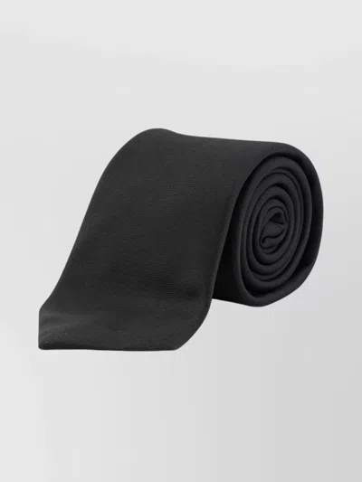 GIORGIO ARMANI MONOGRAM DETAIL SILK TIE WITH 8CM WIDTH
