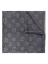 Giorgio Armani Fringed Scarf In Blau