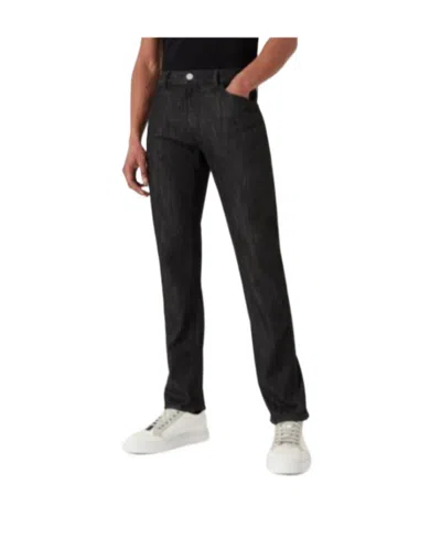 Giorgio Armani Multi-pocket Jeans In Black