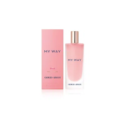 Giorgio Armani My Way Floral /  Edp Spray Mini Tester 0.5 oz (15 Ml) (w) 3614273673785 In Green / Orange / White