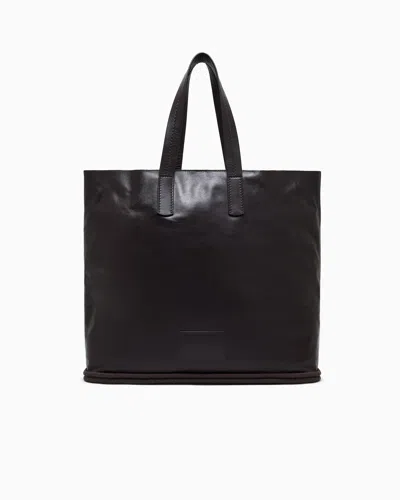 Giorgio Armani Nappa-leather And Rope Shopper Bag
