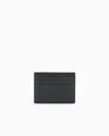 Giorgio Armani Official Store Porte-cartes En Nappa In Black