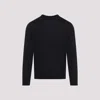 Giorgio Armani Navy Blue Crew-neck Jumper