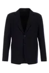 Giorgio Armani Stretch Wool Blazer With Front Pockets