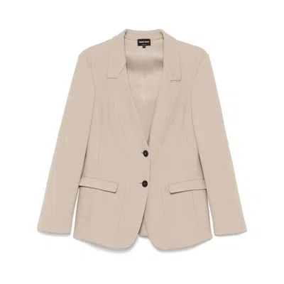 GIORGIO ARMANI NEUTRAL JACKETS