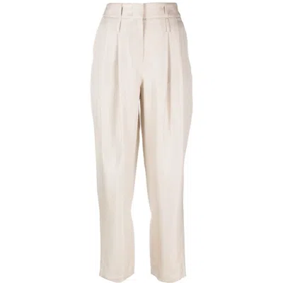 Giorgio Armani Neutral Pants In Pink