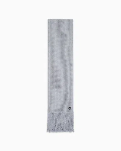 GIORGIO ARMANI GIORGIO ARMANI NEVE SCARF IN WOOL AND CASHMERE 