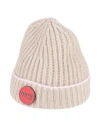 Giorgio Armani Neve Woman Hat Beige Size M/l Cashmere In Neutral