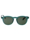 Giorgio Armani Opaline Green Acetate Sunglasses In Blue