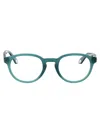 Giorgio Armani Opaline Green Acetate Sunglasses In Green
